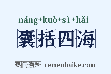 囊括四海是什么意思的图片